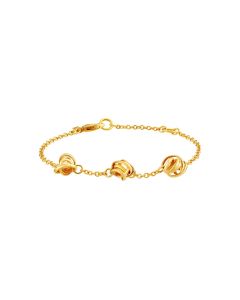 916 Gold Knotty Bracelet