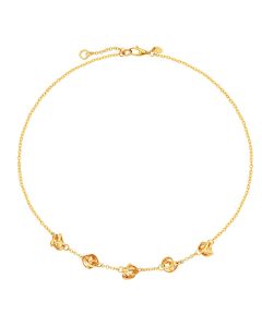 916 Gold Knotty Necklace