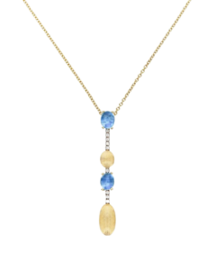 Nanis Dancing In The Rain London Blue Topaz Necklace