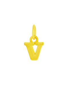 Alphabet V Pendant