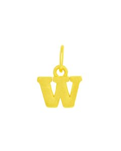 Alphabet W Pendant