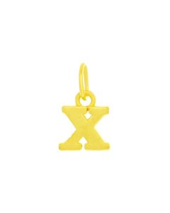 Alphabet X Pendant