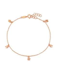 Starlit Charm Rose Gold Bracelet