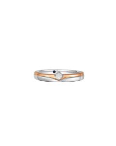 Duo Tone Wedding Band (Female)