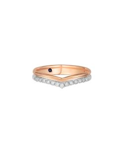 V-shaped Wedding Band (Female)