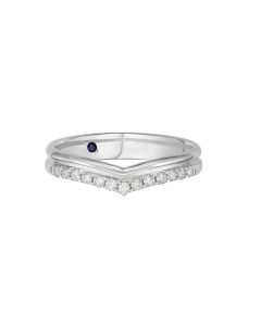 V-shaped Wedding Band (Female)