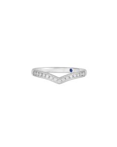 Platinum V-shaped Ring (Female)