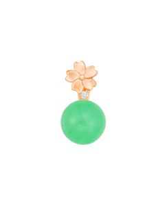 Flower Bead Jade Pendant