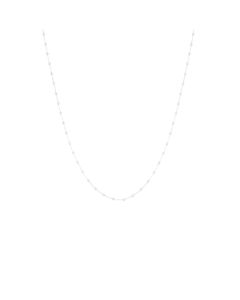KStyle White Gold Beaded Necklace