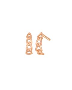  Rose Gold Link Earrings
