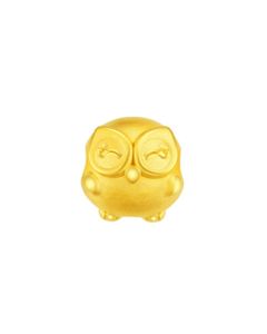 999 Gold Owl Charm