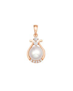 Pearl with Diamonds Pendant