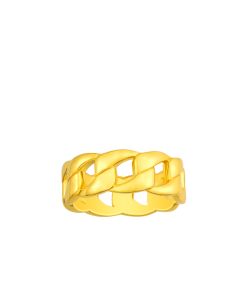916 Gold Chain Ring