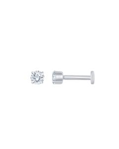 Round Brilliant Diamond Earring