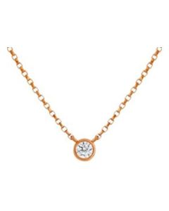 Diamond Halo Necklace