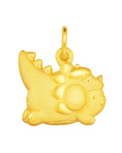 999 Gold Sanrio Characters Dino-Mite Pompompurin Charm