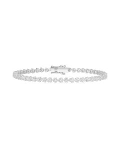 White Gold Tennis Bracelet