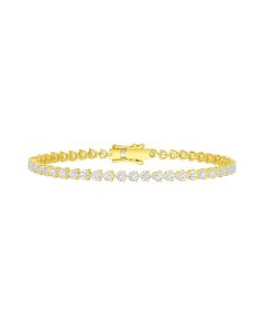 Gold Tennis Bracelet