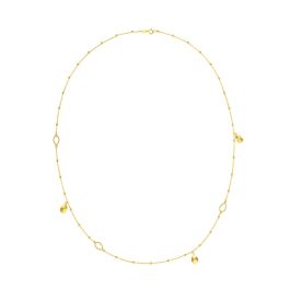 916 Gold Dew Drop Necklace