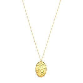916 Gold Stardust Oval Necklace