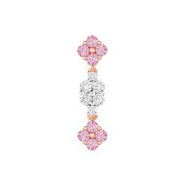 Rosy Diamond Pendant