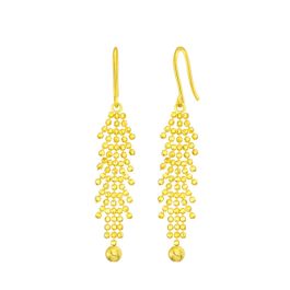 999 Gold Aurora Earrings