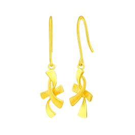 999 Gold Ribbon Reverie Earrings