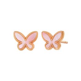 Semi-Precious Mother of Pearl Butterfly Earrings