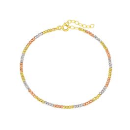 Tri-colour Gold Bracelet