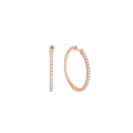 Rose Gold Hoop Earrings