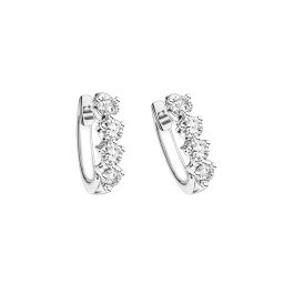 Diamond Hoop Earrings