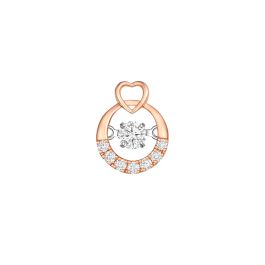 Dazzlo Heart Diamond Pendant