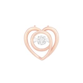 Rose Gold Heart-Shaped Pendant​