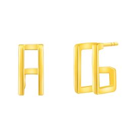 916 Gold Geometry Earrings