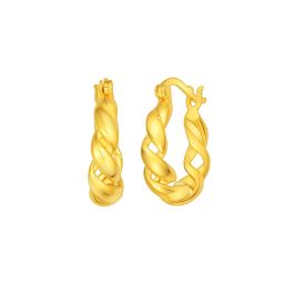 916 Gold Weave Earrings