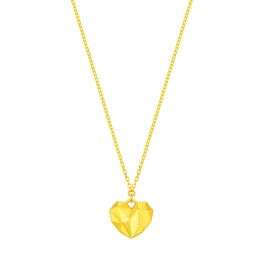 Geometric Heart Necklace