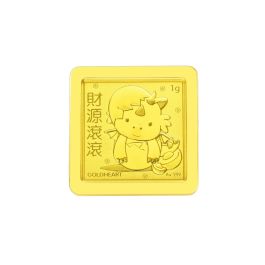 Year of Dragon 999 Gold Bar 1g 