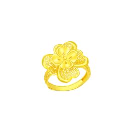 Gold Honey Blooms Ring