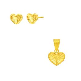 Bundle Gift of Romance - Pendant & Earrings