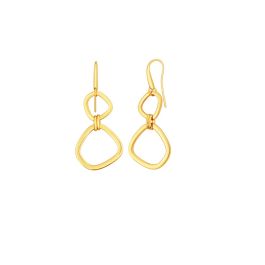 Geometry Gleam 916 Gold Earrings