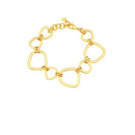 Geometry Gleam 916 Gold Bracelet 