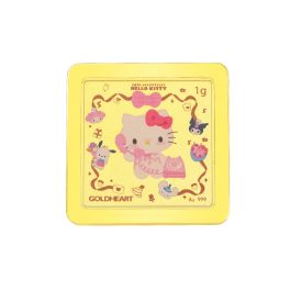 Hello Kitty Birthday 999 Gold Bar