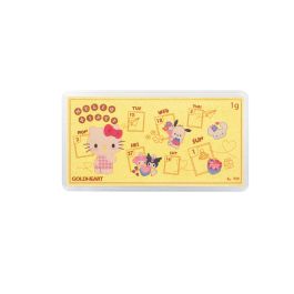 Sanrio Characters Party 999 Gold Bar