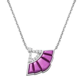 Fan Diamond Necklace