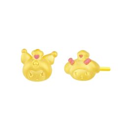 My Melody x Kuromi Gold Earrings