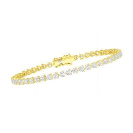 Yellow Gold Tennis Bracelet