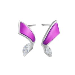 Mirage White Gold Earrings