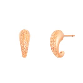 Rose Gold Teardrop Earrings