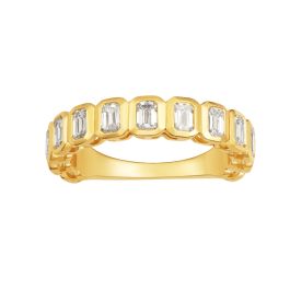 Eternity Gold Radiant Diamond RIng