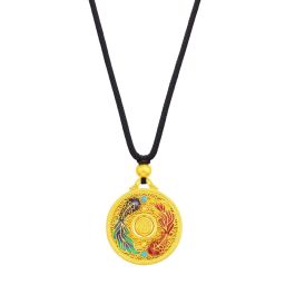 Gu Fa Jin Double Koi of Harmony Necklace